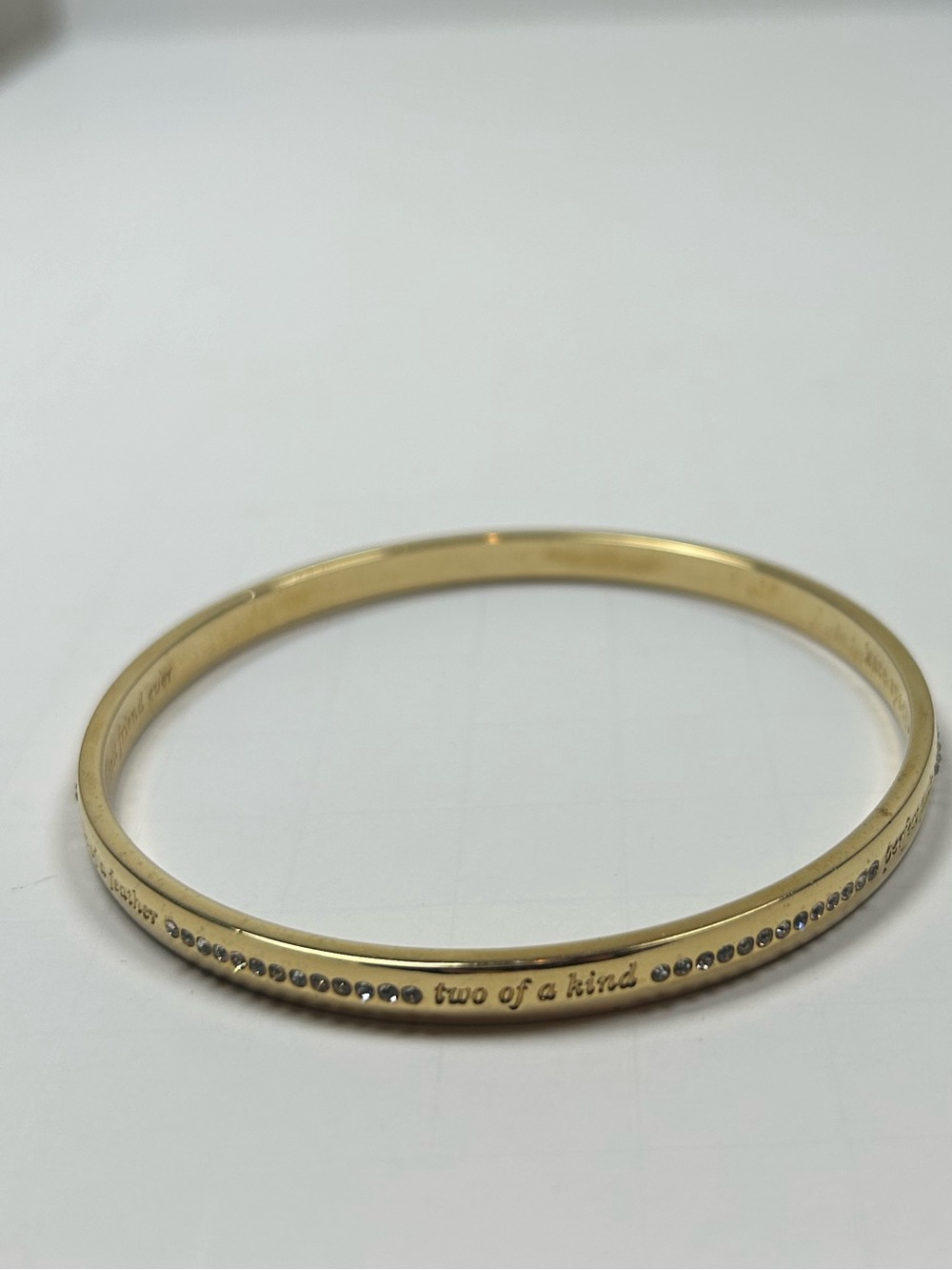 Kate Spade Pave Idiom Bridesmaid Best Friend Bangle Bracelet - Picture 7 of 11